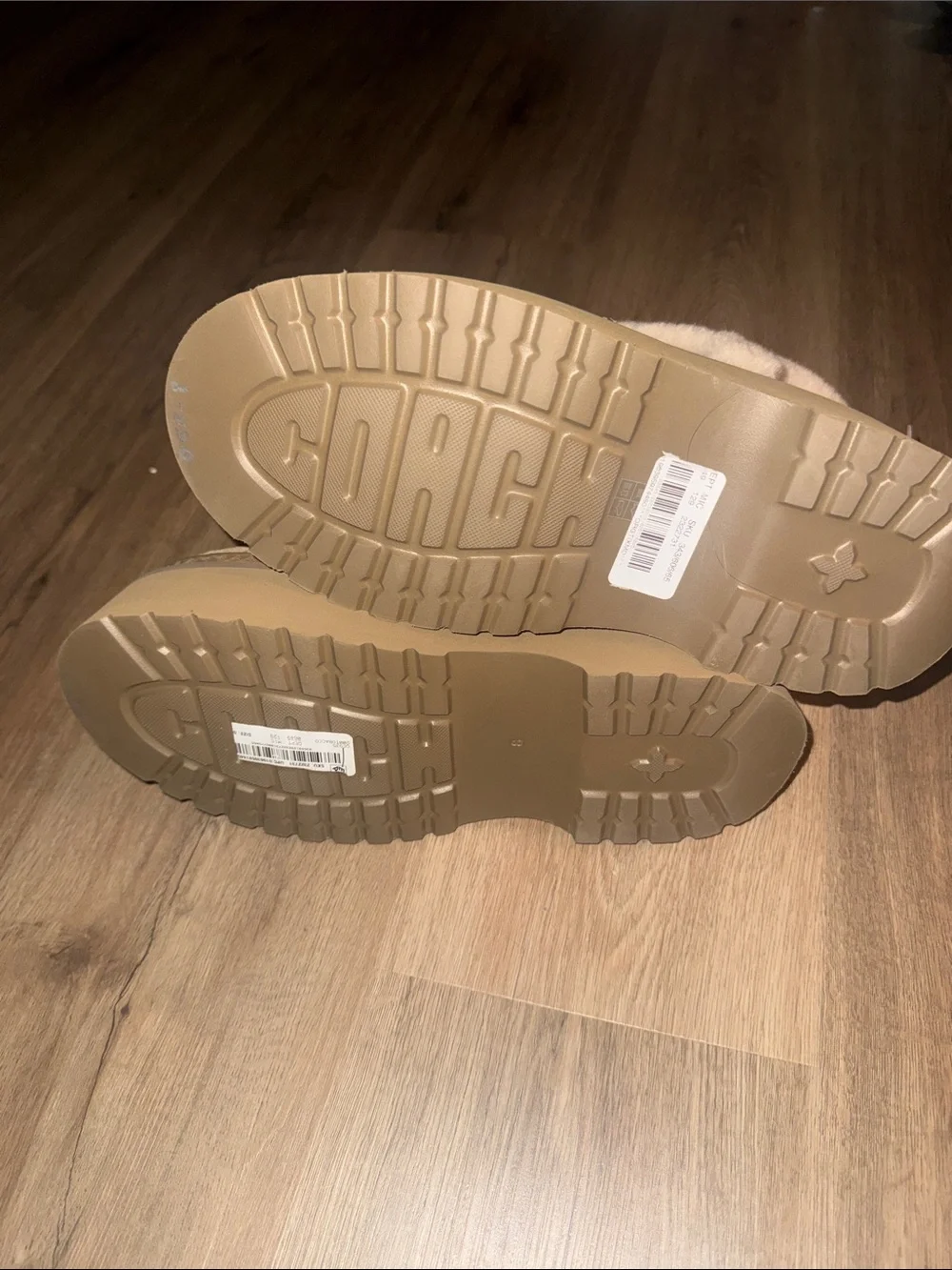 Coach genuine shearling